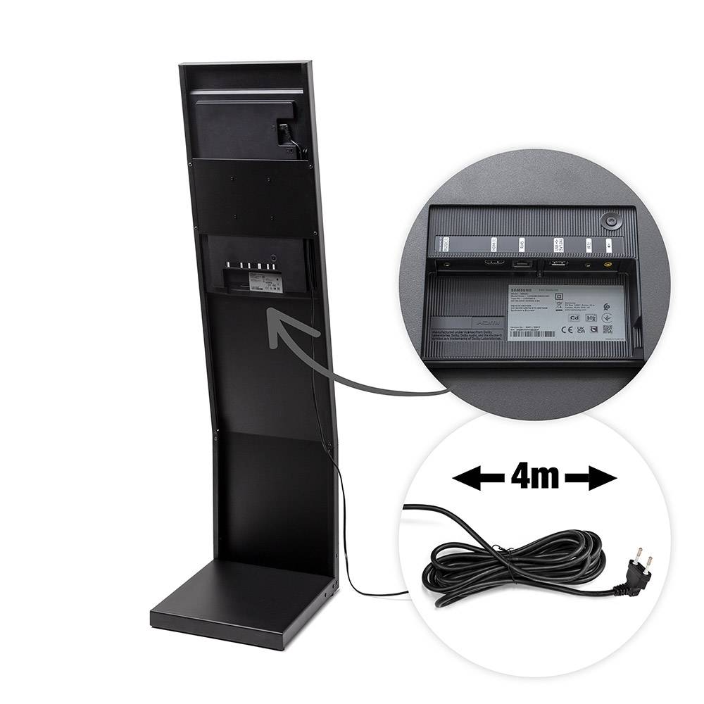 Support Numérique en L - Ecran Samsung 24 ou 32 pouces