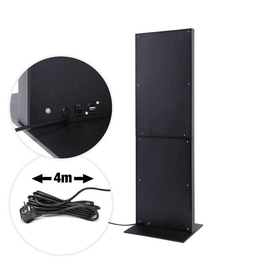 Totem Digital Premium - Ecran Samsung - 43 ou 55 pouces