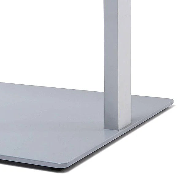 Base métallique stable du présentoir porte-affiche A1 double face sur pied en aluminium