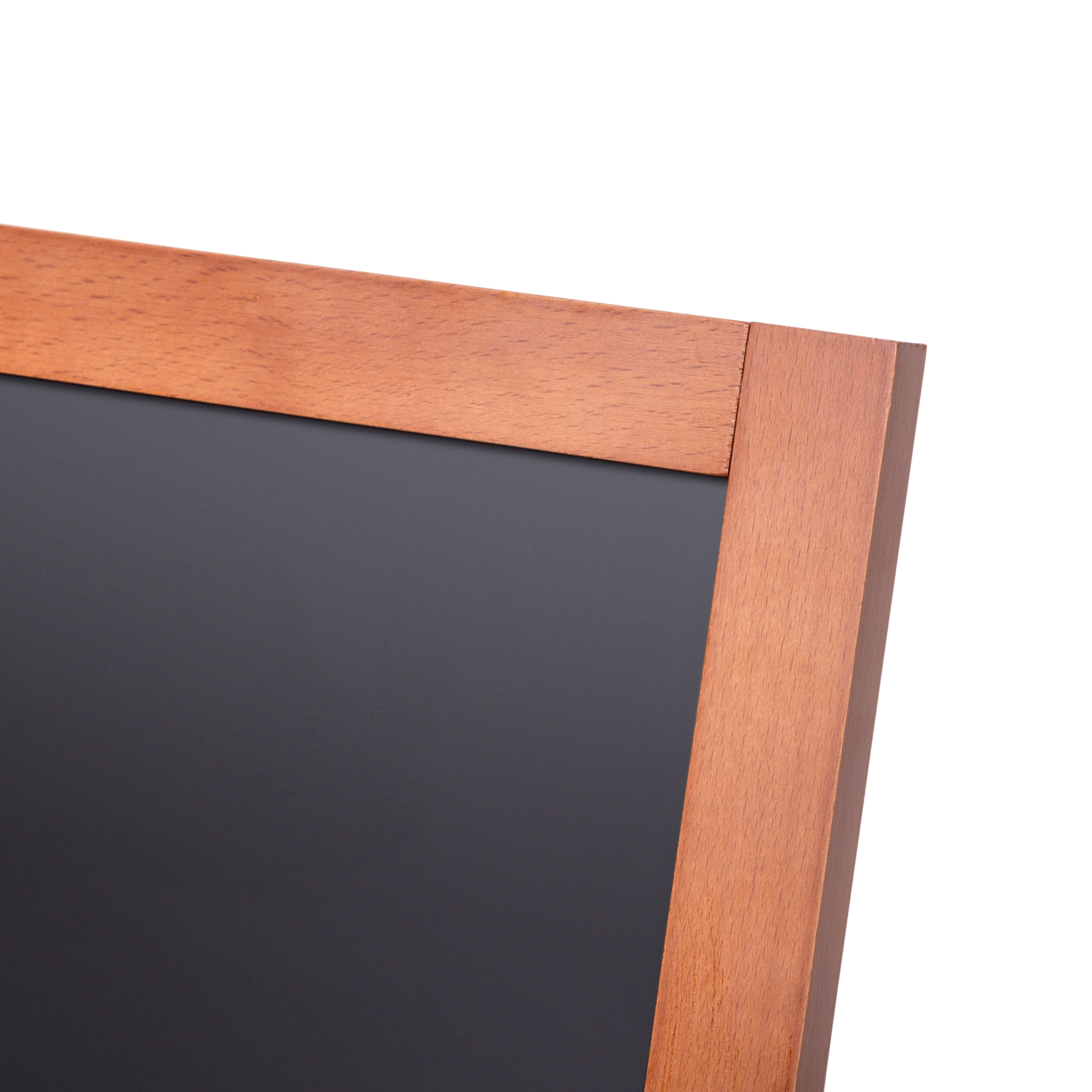 Chevalet ardoise en bois, détail