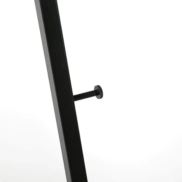 Vis de fixation sur structure de chevalet porte affiche en aluminium noir